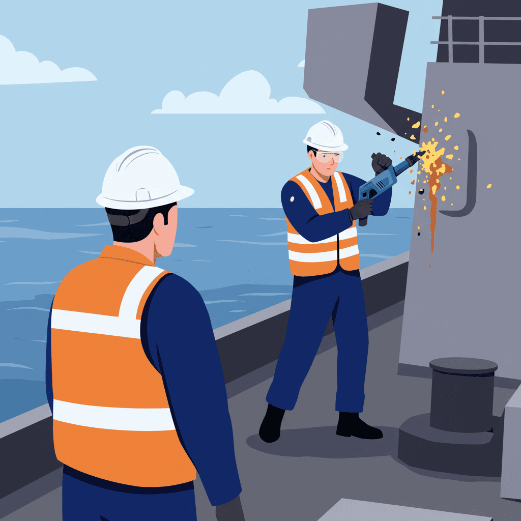 Incident happens on board